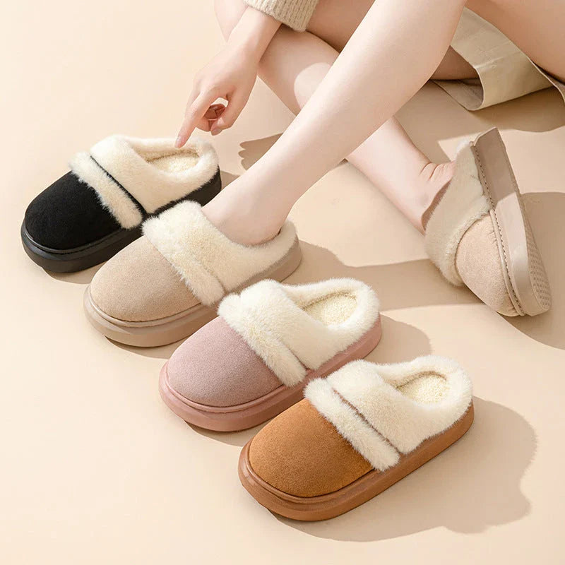 Cozy cotton slippers with plush interior, non-slip soles, and charming cartoon designs for ultimate indoor comfort and relaxation