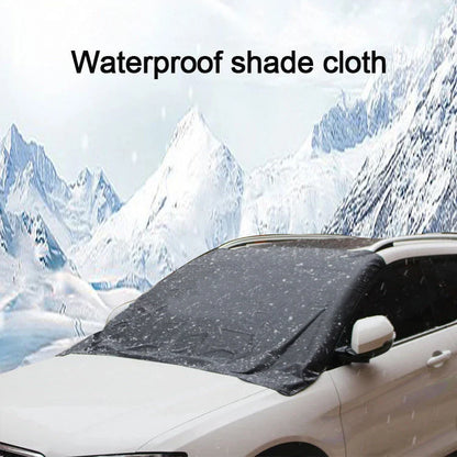 Premium Magnetic Windshield Cover for car protection against snow, hail, frost, and UV rays