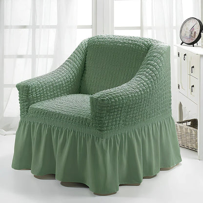 Branbird American single sofa cover with skirt design on 90-140cm furniture