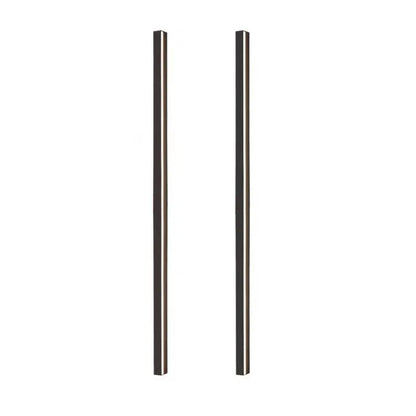 80cm aluminium LED wall lamp with PC shade showing three colour temperature options