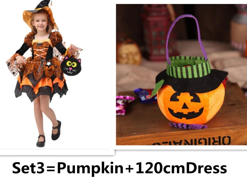 A high-quality, stylish princess costume in various sizes perfect for Halloween dress-up and creating magical memories
