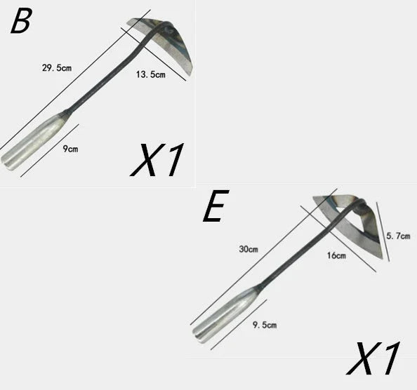 Premium Manganese Steel Garden Hoe - Durable and Versatile Gardening Tool