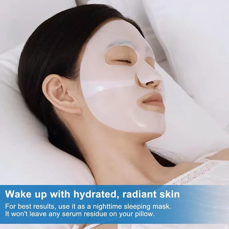 Deep Collagen Overnight Mask - Rejuvenating Facial Sheet Masks with Low-Molecular-Weight Collagen for Firmer, More Radiant Skin