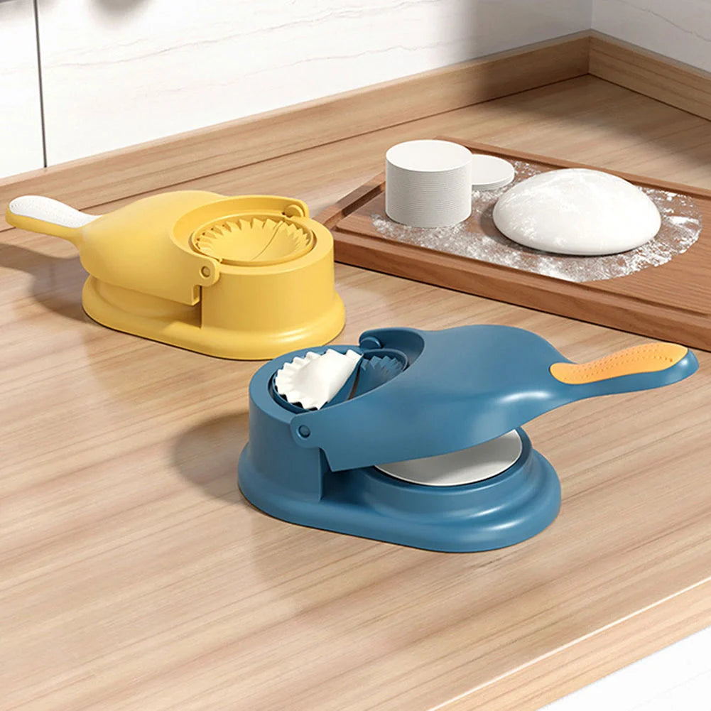 2-in-1 Dumpling Maker with non-slip handle in various colors