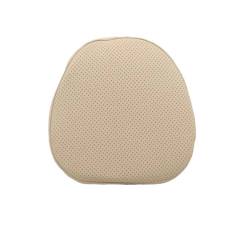 Volvo car headrest neck pillow and lumbar support cushions in brown, black, beige and coffee colours