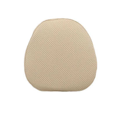 Volvo car headrest neck pillow and lumbar support cushions in brown, black, beige and coffee colours