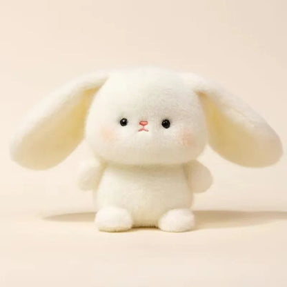 16cm animal plush toy doll table decoration with short plush and PP cotton filling