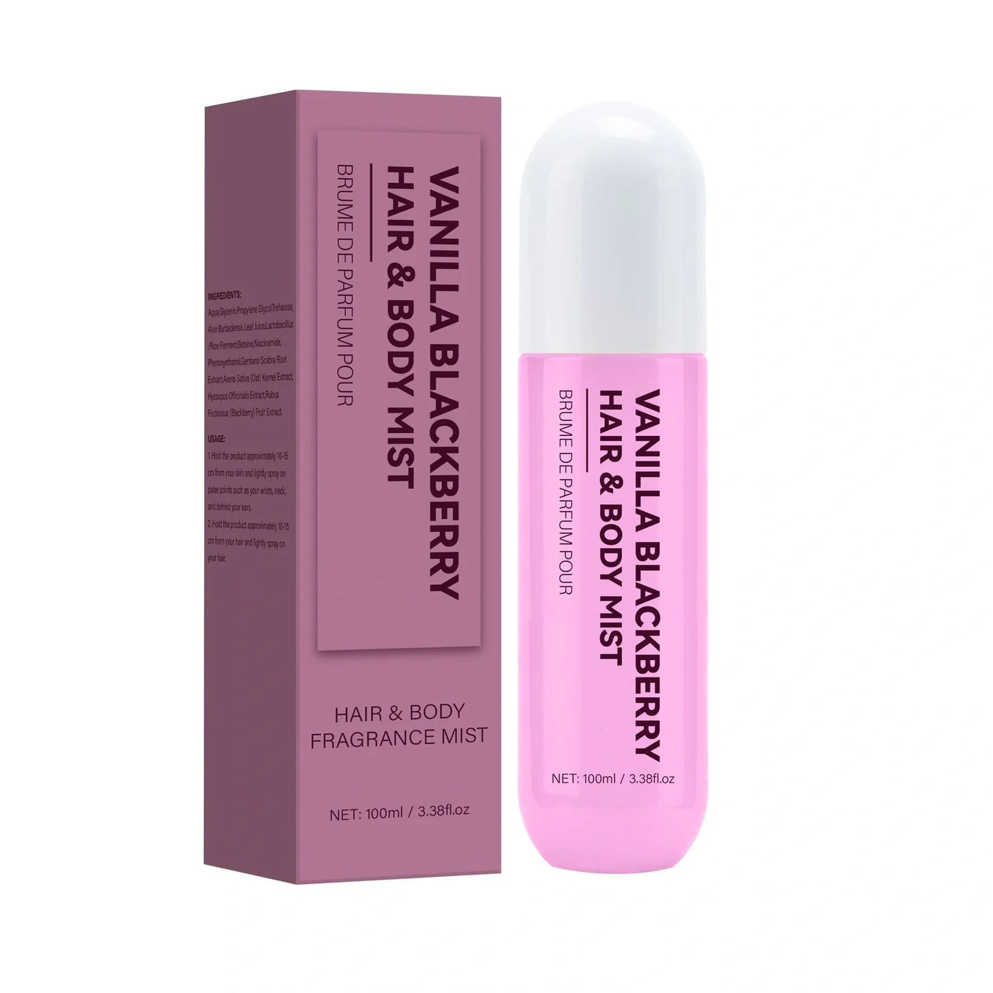 100ml hair body spray container with FP-A076 specification for hair and body care