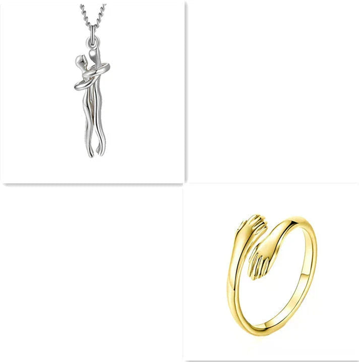 Stylish unisex love necklace with brass pendant in various color options, including rose gold, white black, black gold, and more.