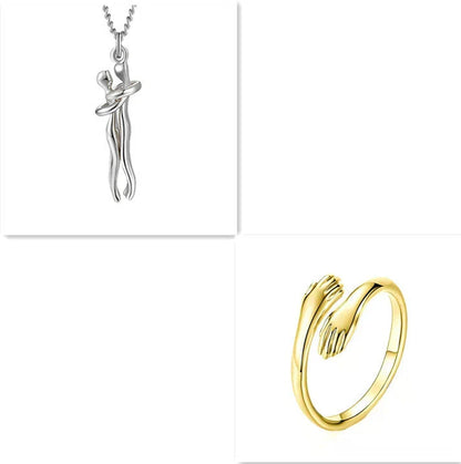 Stylish unisex love necklace with brass pendant in various color options, including rose gold, white black, black gold, and more.