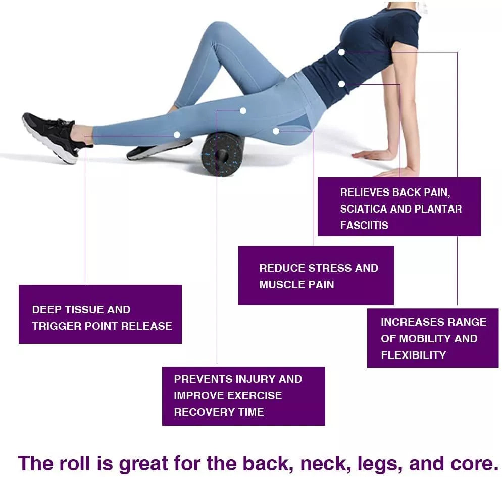 Yoga Column Peanut Ball EPP Foam Shaft Set for physical therapy and exercise