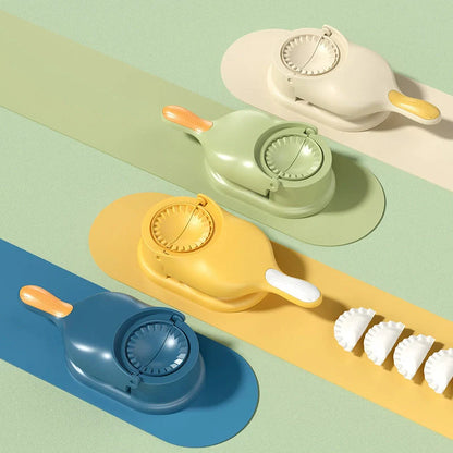 2-in-1 Dumpling Maker with non-slip handle in various colors