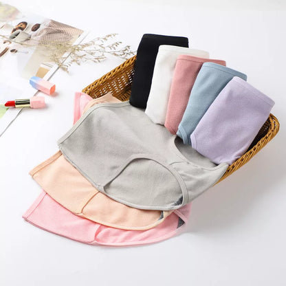 Women's high waist tummy tucking hip lifting body shaping panties in milk silk