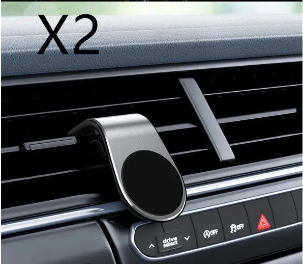 Adjustable rotation car bracket for power outlet phone mounting in black, gold, and silver colour options