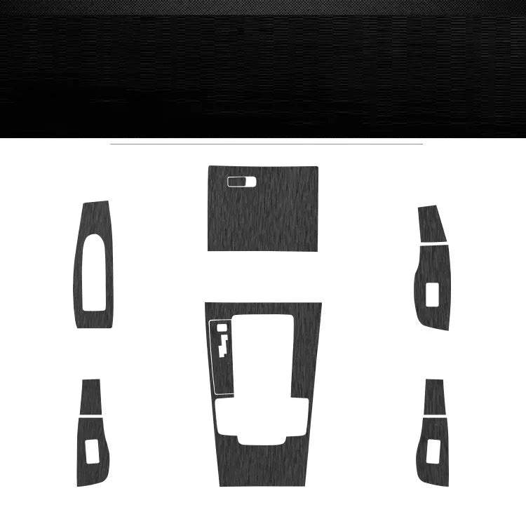 Unksera car interior decorative film sticker kit with 12 pre-cut pieces for dashboard and centre console protection