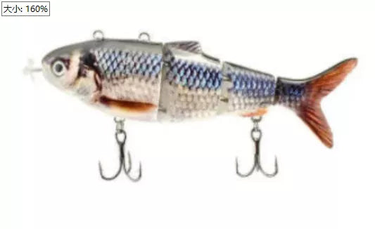 Electric Fishing Lure Bait Wobblers in various colors for effective fishing
