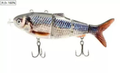Electric Fishing Lure Bait Wobblers in various colors for effective fishing