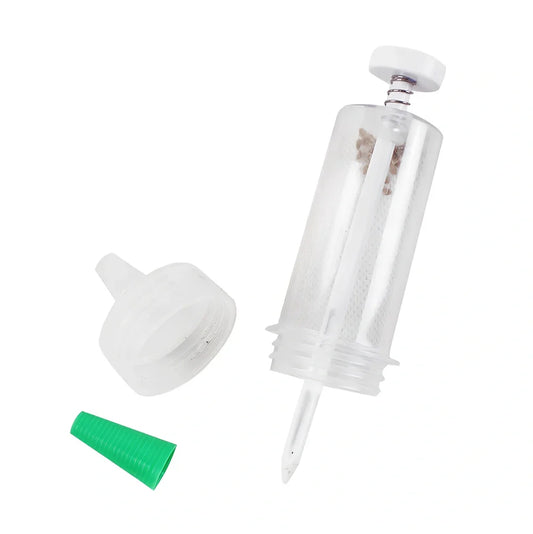 12cm plastic garden mini planter tool for precise seed distribution in pots