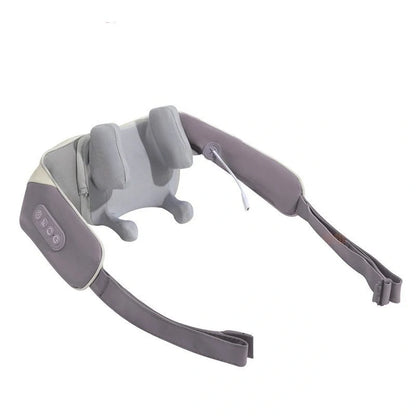 Multifunctional neck massager with kneading and hot compress functions in various colors
