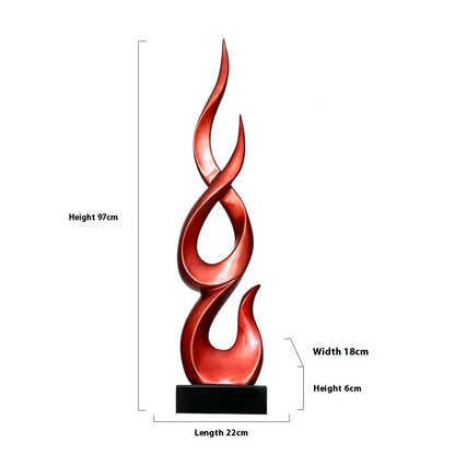 Festival high-rise decoration crafts in resin with custom colour options and modern minimalist design
