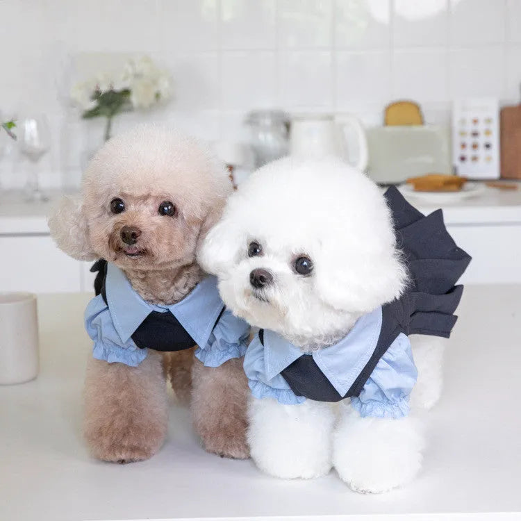 Dog clothing for small to large breeds in teddy bear style warm polyester fabric available in dark grey casual pet jumper sizes 2XS to 3XL