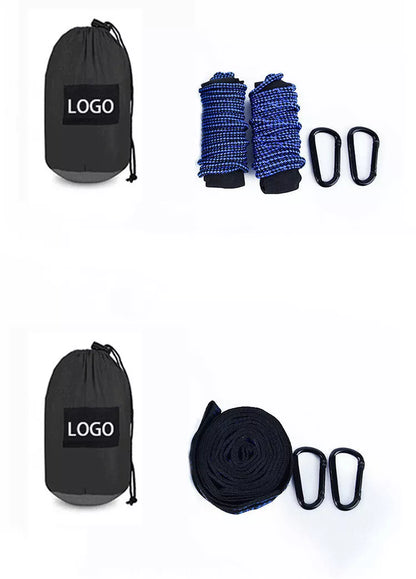 Nylon parachute cloth hammock in customizable colors for outdoor relaxation