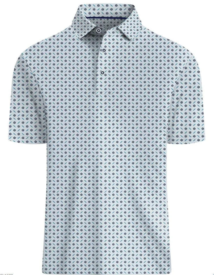 Men's 3D printed short sleeve T-shirt in Japanese retro style with zipper decoration on front.