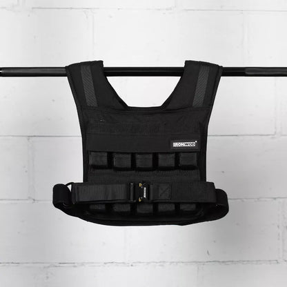 Chris Iron Block Fitness Weight Vest with adjustable steel plates for enhanced workouts
