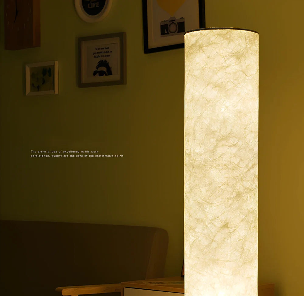 Smart RGB remote control folding floor lamp with adjustable 1520mm height and fabric shade