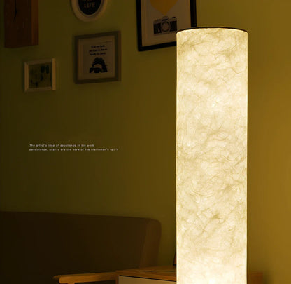 Smart RGB remote control folding floor lamp with adjustable 1520mm height and fabric shade