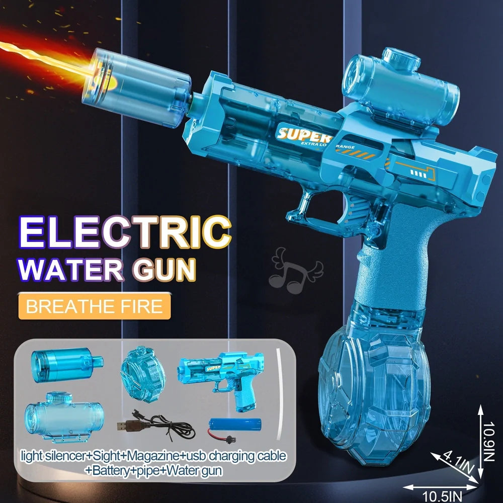 Ice Mouse electric water gun toy with 500ml water tank and high-speed firing system