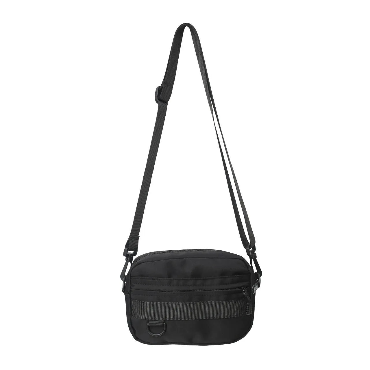Men's nylon crossbody messenger bag in street style with 22cm length dimensions