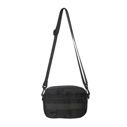 Men's nylon crossbody messenger bag in street style with 22cm length dimensions