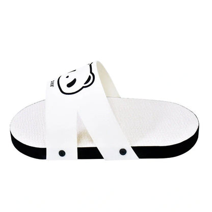 White slipper style cat scratch board made from corrugated paper measuring 30cm length