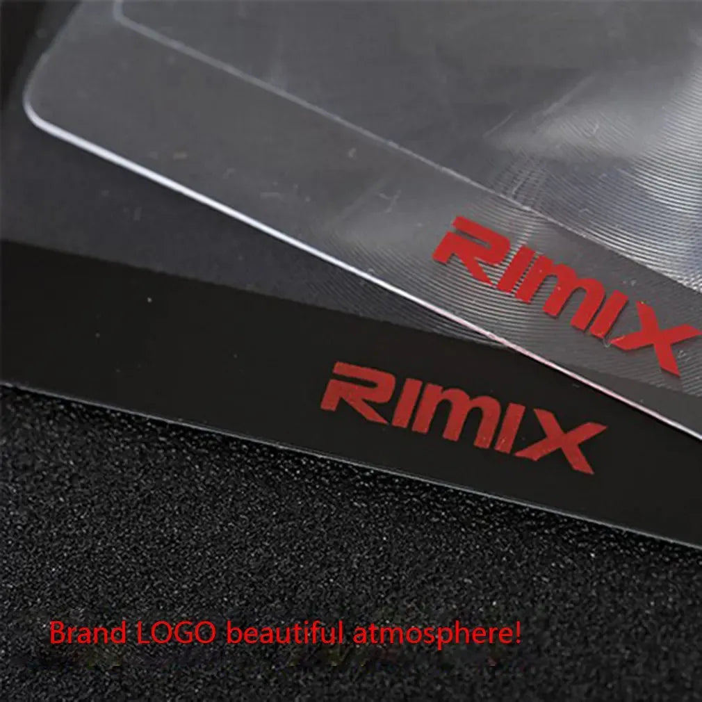 Portable black or white plastic card magnifier reading glasses in folded and unfolded positions