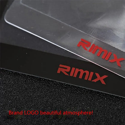 Portable black or white plastic card magnifier reading glasses in folded and unfolded positions