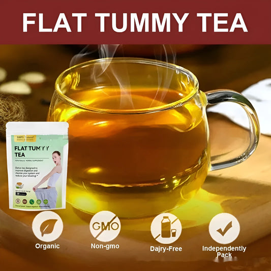 28 Day Slim Flat Tummy Tea variety pack for women's herbal detox and wellness programme
