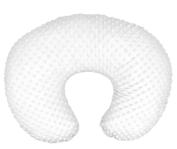 Soft coral fleece U-shaped nursing pillow pillowcase in various colors