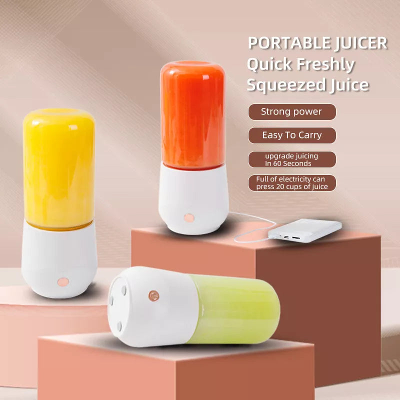 Portable electric blender cup for smoothies and juices with TYPE-C charging