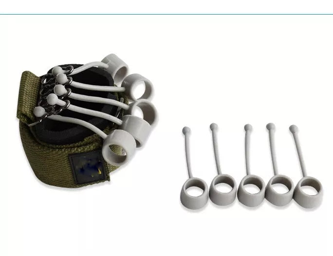 Adjustable Hand Yoga Resistance Band for finger strength training with three tension levels