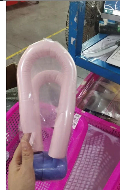 Leg Training Clip in pink, purple, blue, and grey for home workouts