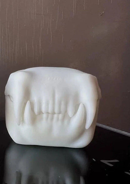 Creepy Teeth Wireless Earphone Cover for AirPods Pro in Fluorescent Green Bone, Bone White, and Carbon Black colors