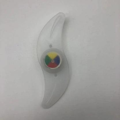 LED bicycle spoke lights in various colors mounted on bike wheel for night safety