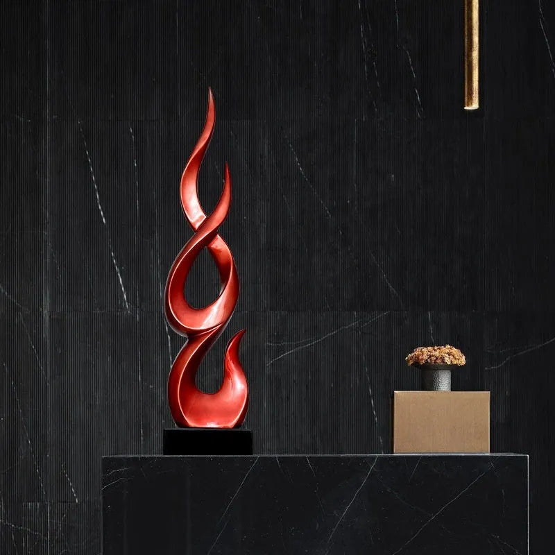 Festival high-rise decoration crafts in resin with custom colour options and modern minimalist design
