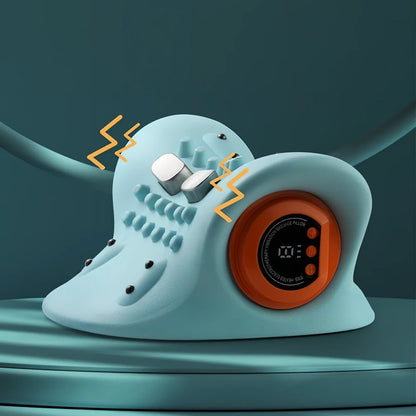 USB-powered electric massage pillow with compact dimensions for vehicle and home use