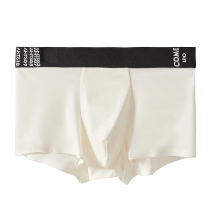 Ultra-thin men's boxers in multiple colours with mulberry silk crotch detail