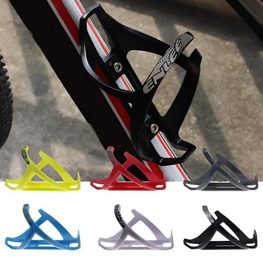 Mountain bike water bottle cage in TPR plastic with PVC toughness construction