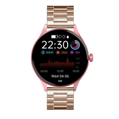 Smart watch for blood sugar monitoring with heart rate tracking on 1.43 inch AMOLED screen