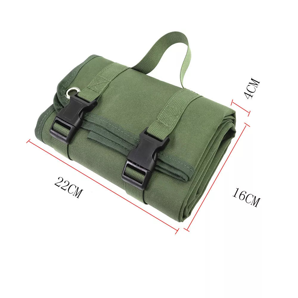 Tactical shooting anti-splashing outdoor camping beach mat in black, khaki, or army green