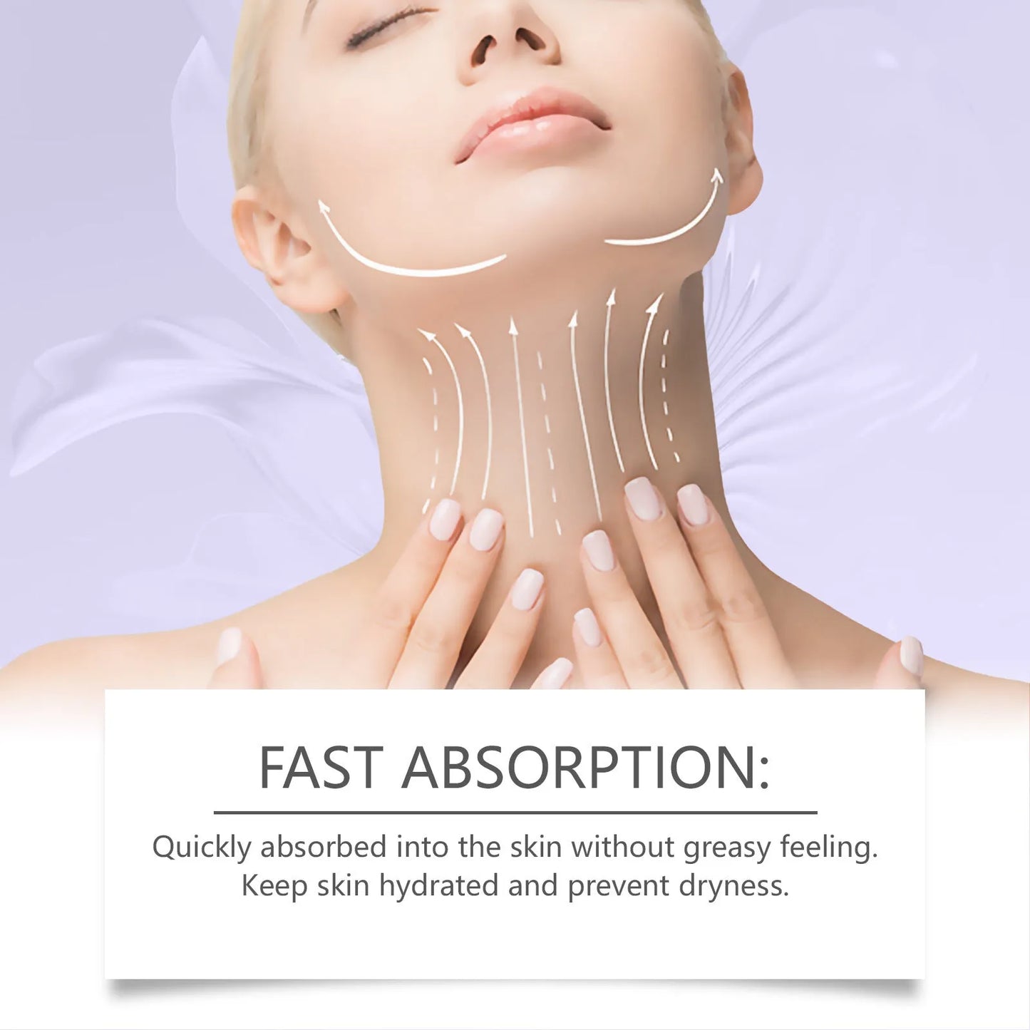 30g jar of moisturising daily neck cream containing retinol and ceramides